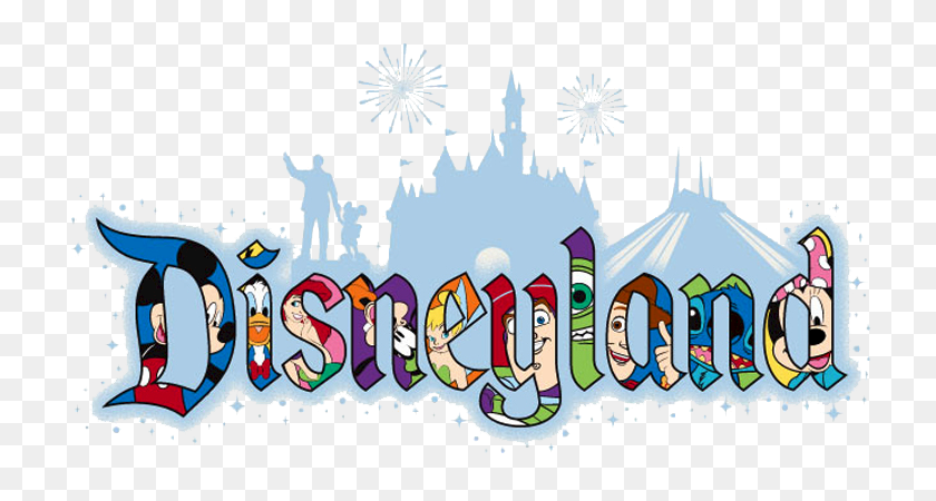 744x390 Логотип Disney Castle - Средневековый Замок Клипарт