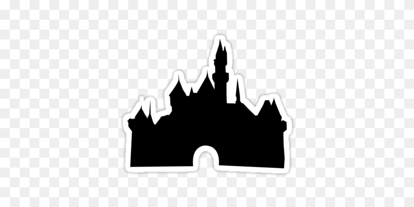 375x360 Disney Castle Silhouette Clip Art Clipart - Disney Clipart Silhouette