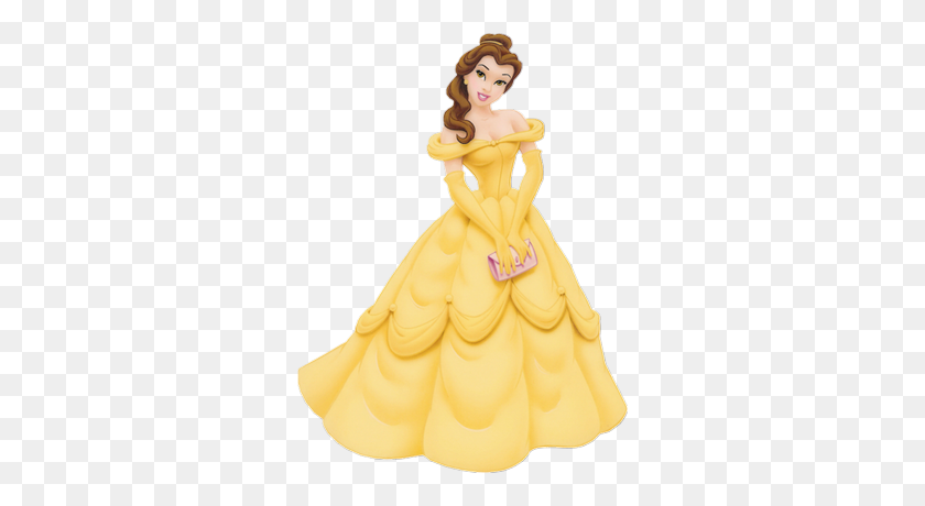 300x400 Disney Clip Art - Belle Dress Clipart