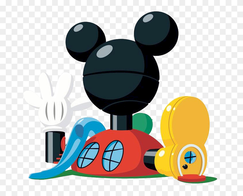 684x617 Disney Clipart Clubhouse - Mickey Mouse Clipart
