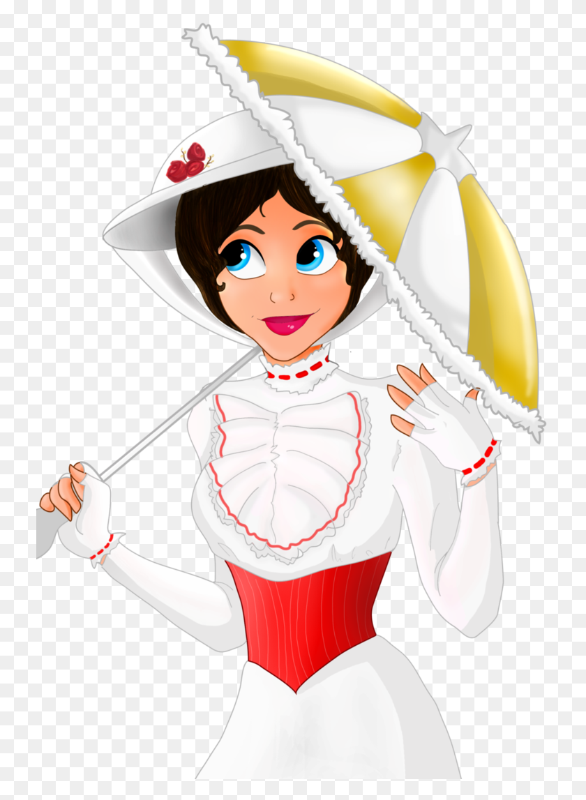 735x1087 Disney Clipart Mary Poppins Imágenes Prediseñadas - Belle Clipart