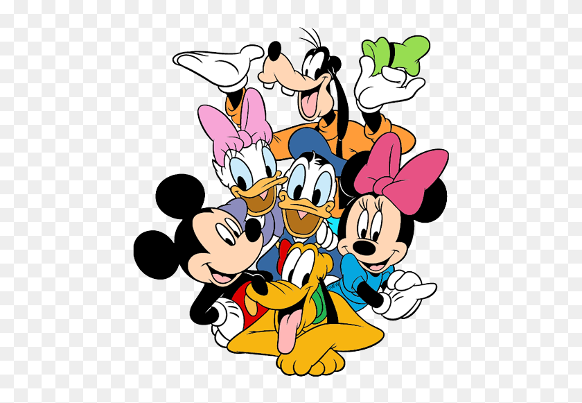 469x521 Disney Clipart Mickey Mouse And Friend - Mickey Mouse Clipart Free