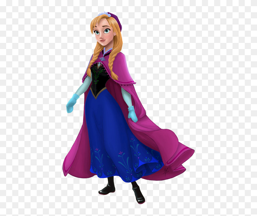 450x645 Disney Frozen Anna Clipart - Disney Frozen Clipart