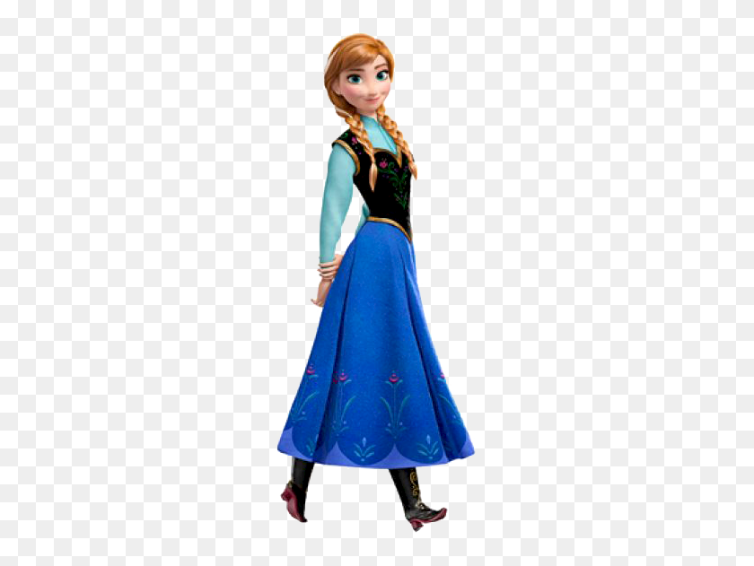 232x571 Клипарт Disney Frozen Snowflake - Платье Belle