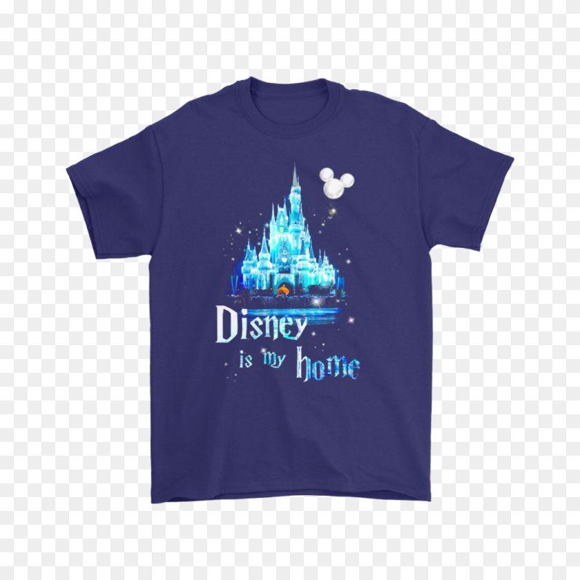 1024x1024 Disney Is My Home Crystal Cinderella Castle Shirts Teeqq Store - Cinderella Castle PNG