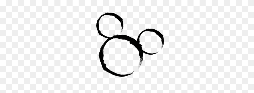 250x250 Логотип Disney Mickey: Изображения - Черно-Белый Клипарт Disney