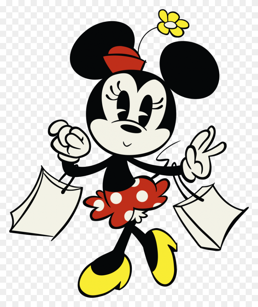 821x989 Disney Mickey Mouse Libro De La Etiqueta Engomada De Disney Lol - Mickey Mouse Png