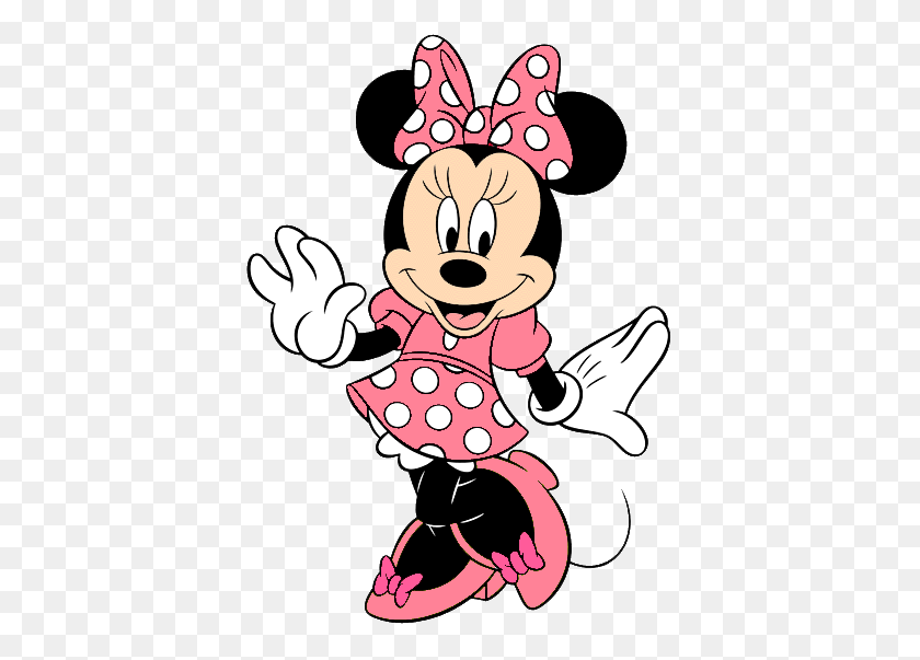 391x543 Disney Minnie Mouse - Minnie Mouse Bow Clipart