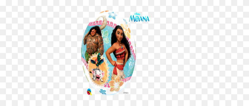 300x300 Disney Moana Bubble Funtastic Globos Creaciones - Moana Baby Png