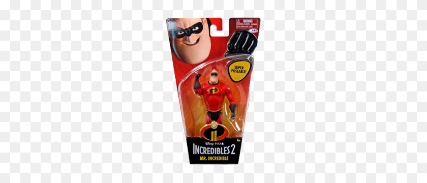 283x300 Disney Pixar Incredibles Super Poseable Mr Incredible Basic - Incredibles 2 PNG