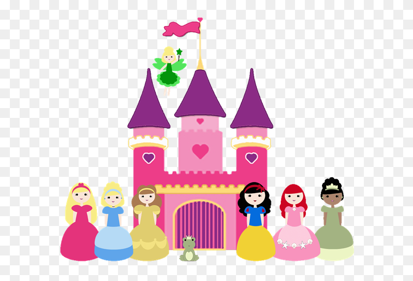600x512 Disney Princess Castle Clipart Clipart Gratis Clipart - Princess Clipart Free
