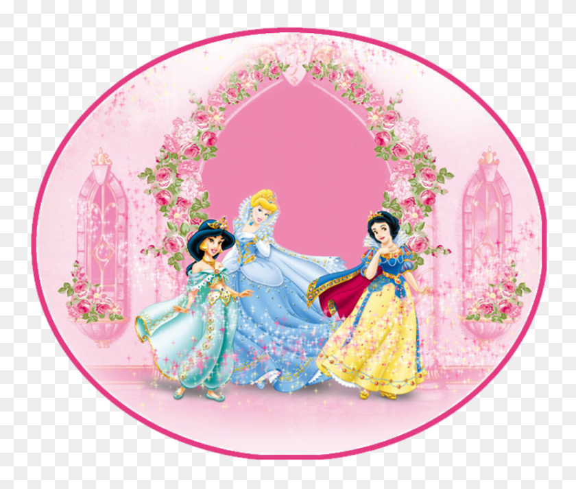 860x721 Принцессы Диснея Картинки Принцесса Круг Дисней - Принцесса И Лягушка Клипарт