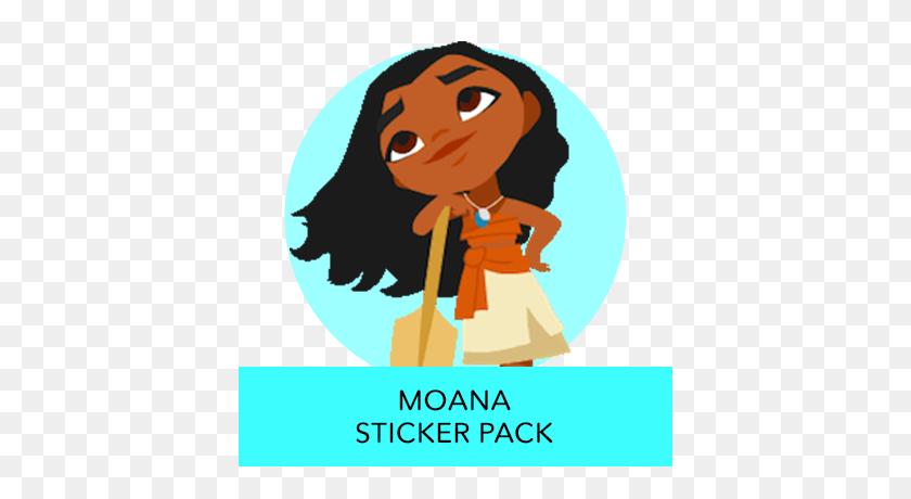 400x400 Disney Stickers Disney Lol - Moana Characters PNG
