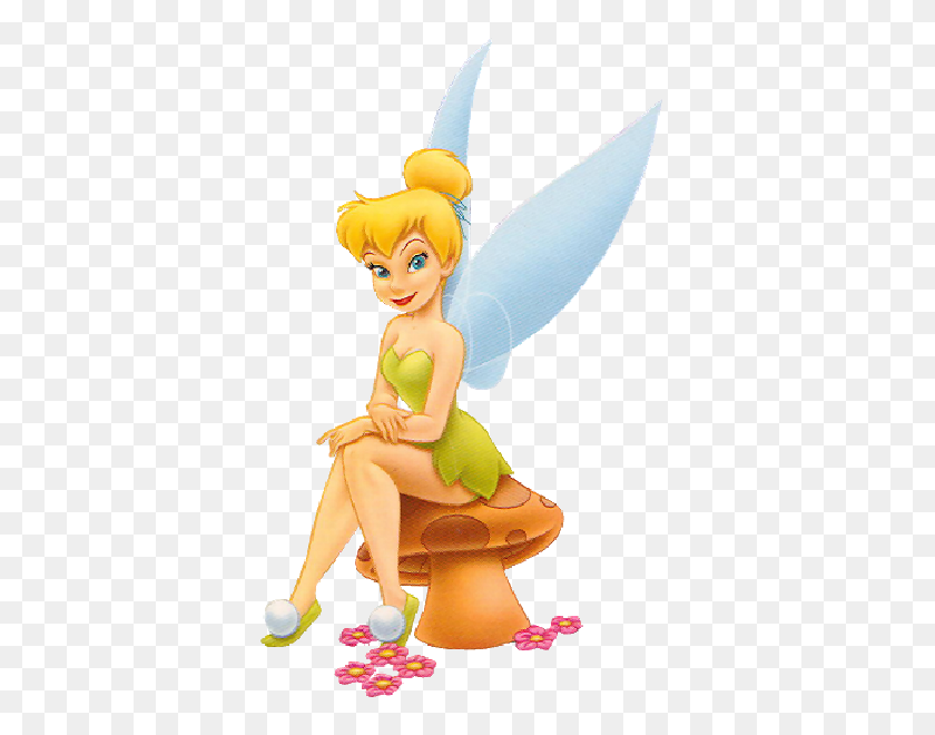400x600 Disney Tinkerbell Clipart Wikiclipart - Tinkerbell Clipart Blanco Y Negro