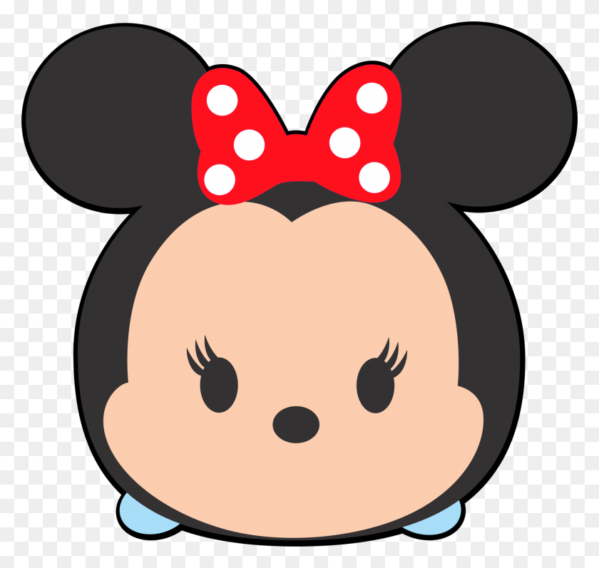 1755x1659 Disney Tsum Tsum Clipart De Minnie Mouse - Orejas De Minnie Mouse Png