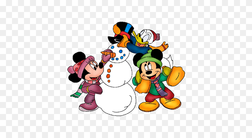 400x400 Disney Xmas Cliparts - Christmas Caroling Clipart