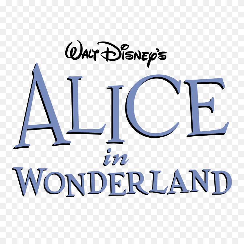 2400x2400 Disney's Alice In Wonderland Logo Png Transparent Vector - Alice In Wonderland PNG