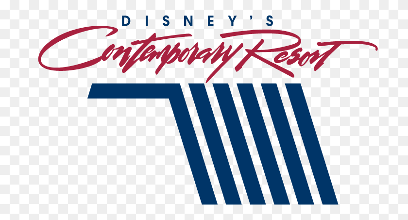 720x393 Disney's Contemporary Resort - Magic Kingdom Logo PNG