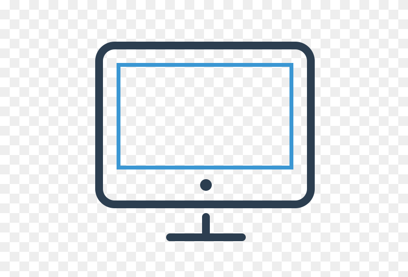 512x512 Display Outline Icon - Clipart For Macintosh