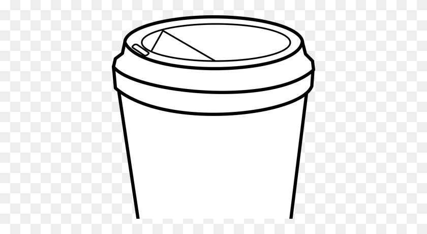 400x400 Disposable Coffee Cup - Starbucks Coffee Clipart