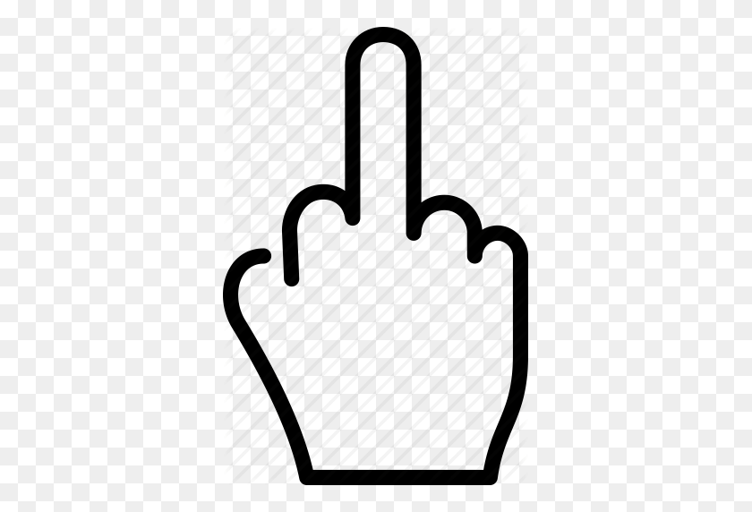 341x512 Dissapointment, Finger, Gesture, Hand, Middle Finger, Sucker Icon - Middle Finger PNG