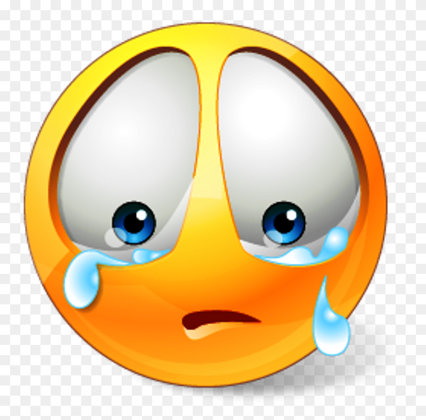 768x768 Distraught Smiley - Distraught Clipart
