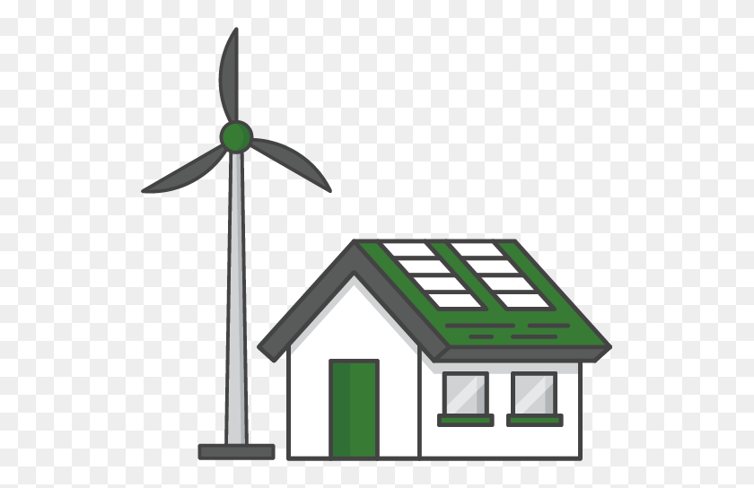 525x484 Distributed Generation - Wind Energy Clipart