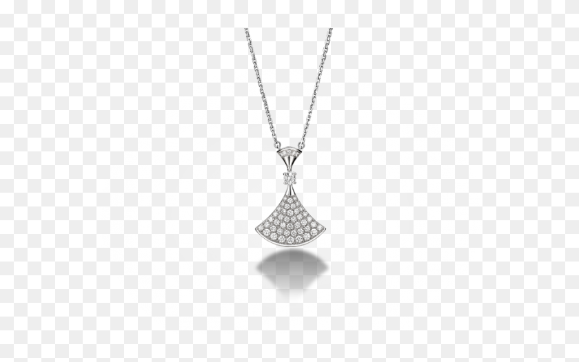 570x466 Diva Pave Diamond Necklace - Diamond Necklace PNG