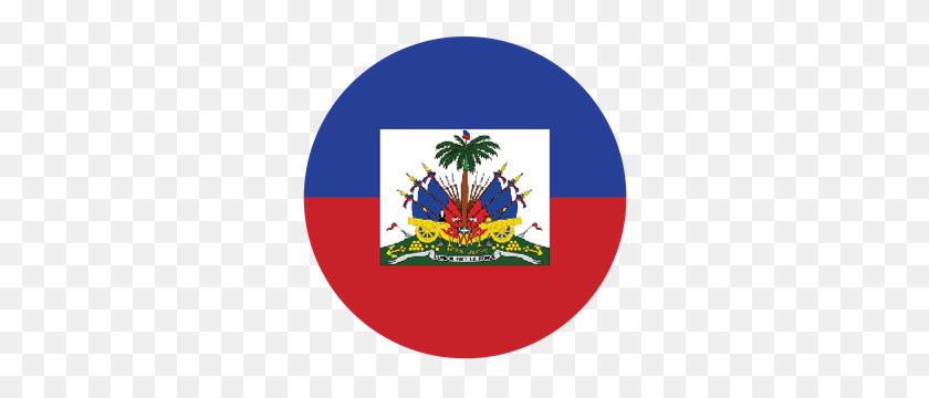 300x300 Diversidad, Intervención De Prevención Mes De La Herencia Haitiana - Bandera De Haití Png