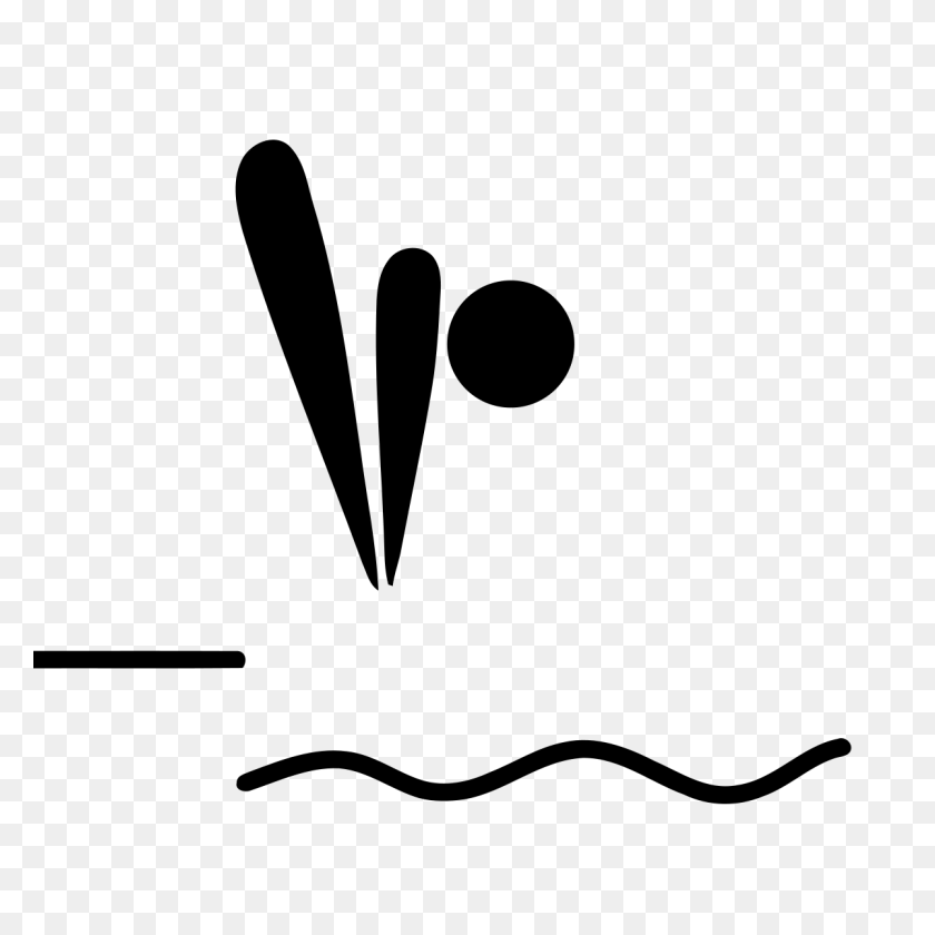 1200x1200 Diving - Olympic Medal Clipart