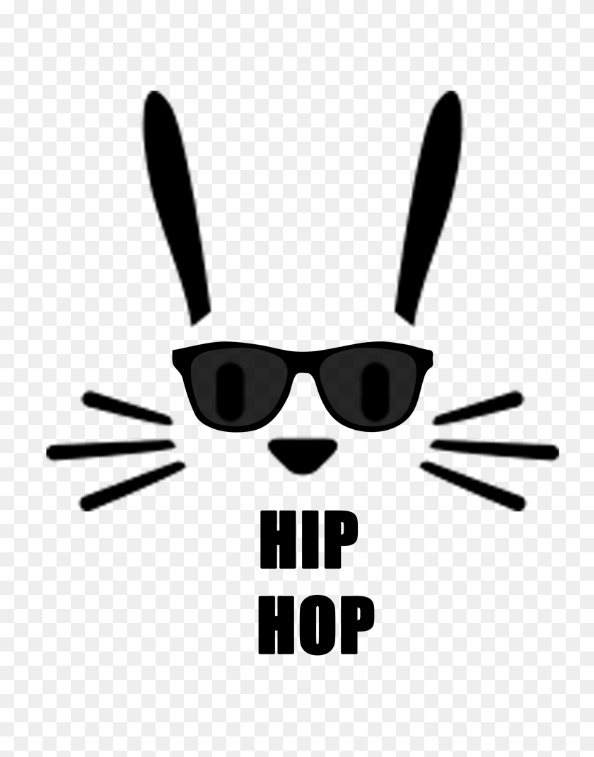 2550x3300 Diy Hip Hop Bunny Shirt - Bunny Silhouette Clip Art
