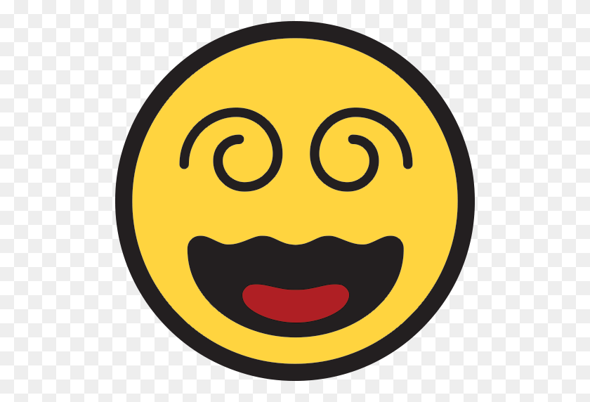 512x512 Dizzy Face Emoji For Facebook, Email Sms Id - Omg Emoji PNG