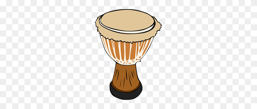 219x299 Djembe Drum Png, Clip Art For Web - Drum Clipart Black And White