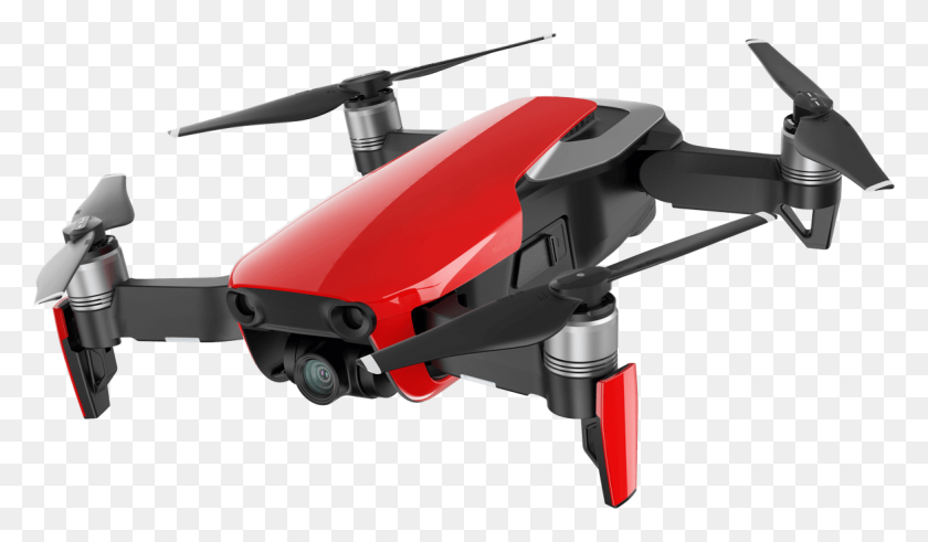 1168x646 Dji Mavic Air Red Drone Transparent Png - Drone PNG