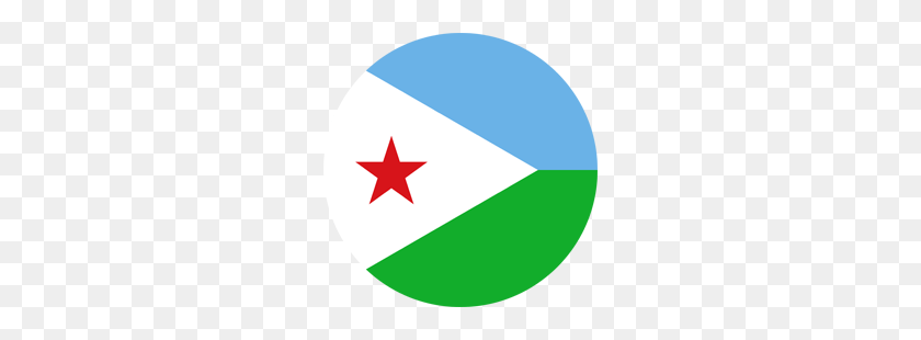 250x250 Djibouti Flag Emoji - Wave Emoji PNG