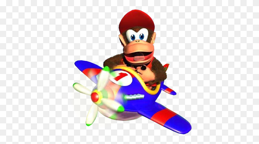 406x407 Dk Vine Gallery Diddy Kong Racing - Diddy Kong PNG
