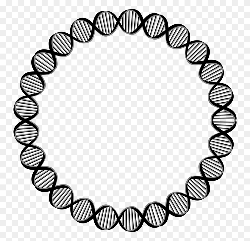 750x750 Dna Circle Computer Icons Nucleic Acid Double Helix Cell Free - Double Line Clipart