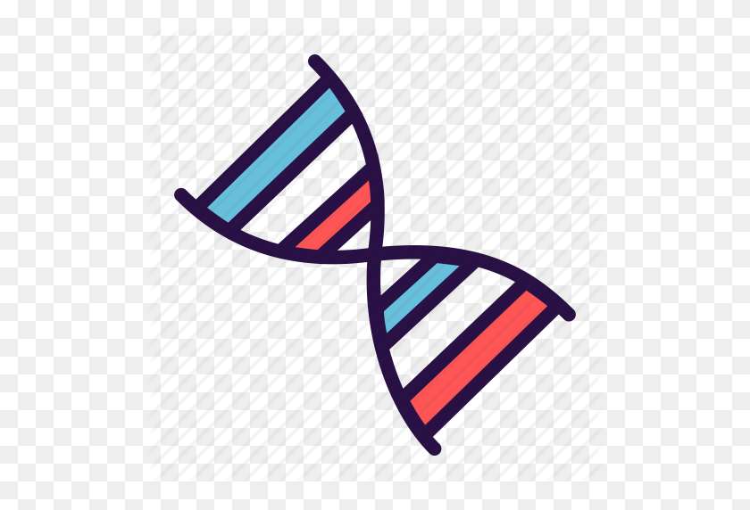 512x512 Dna, Dna Strand, Genetic, Helix, Medical, Science Icon - Dna Strand PNG