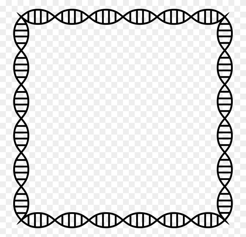750x750 Perfilado De Adn De Ácido Nucleico De Doble Hélice De Marco De Película Libre De Genética - La Genética De Imágenes Prediseñadas