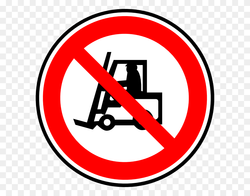 600x600 Do Not Carry With Vehicles Clip Art - Not Allowed Clipart