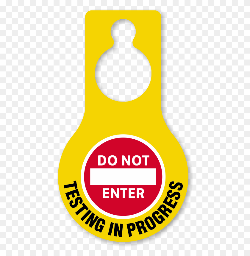 460x800 Do Not Enter Tags No Entry Door Tags - Do Not Enter Sign PNG