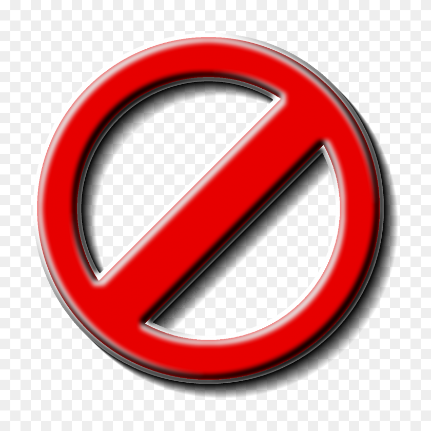 1200x1200 Do Not Sign Icons - No Sign Transparent PNG