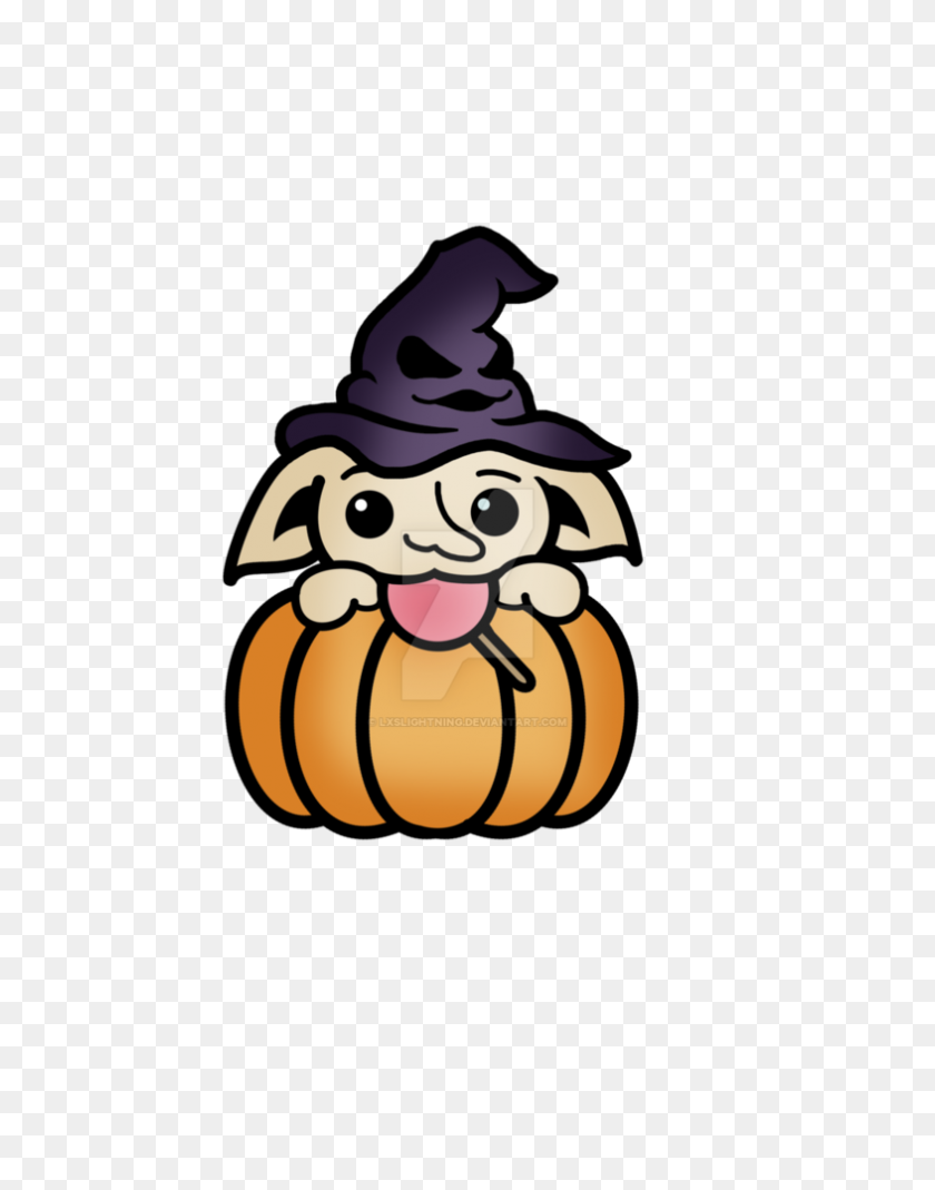 786x1017 Dobby And The Pumpkin - Dobby PNG