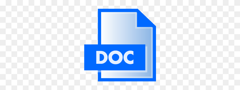 256x256 Doc Extension Icon - PNG To Doc