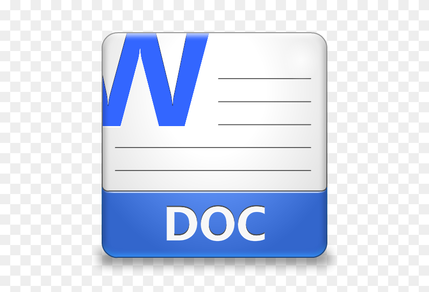 512x512 Doc Icon - PNG To Doc