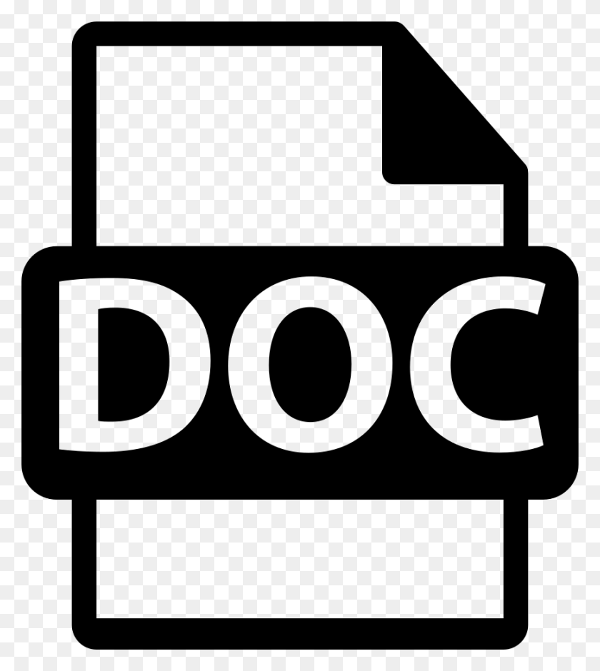868x980 Icono De Doc Png Descargar Gratis - Png To Doc