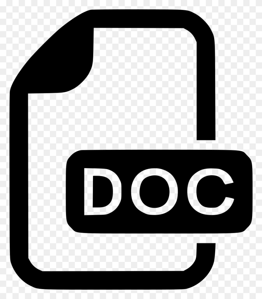 850x980 Icono De Doc Png Descargar Gratis - Png To Doc