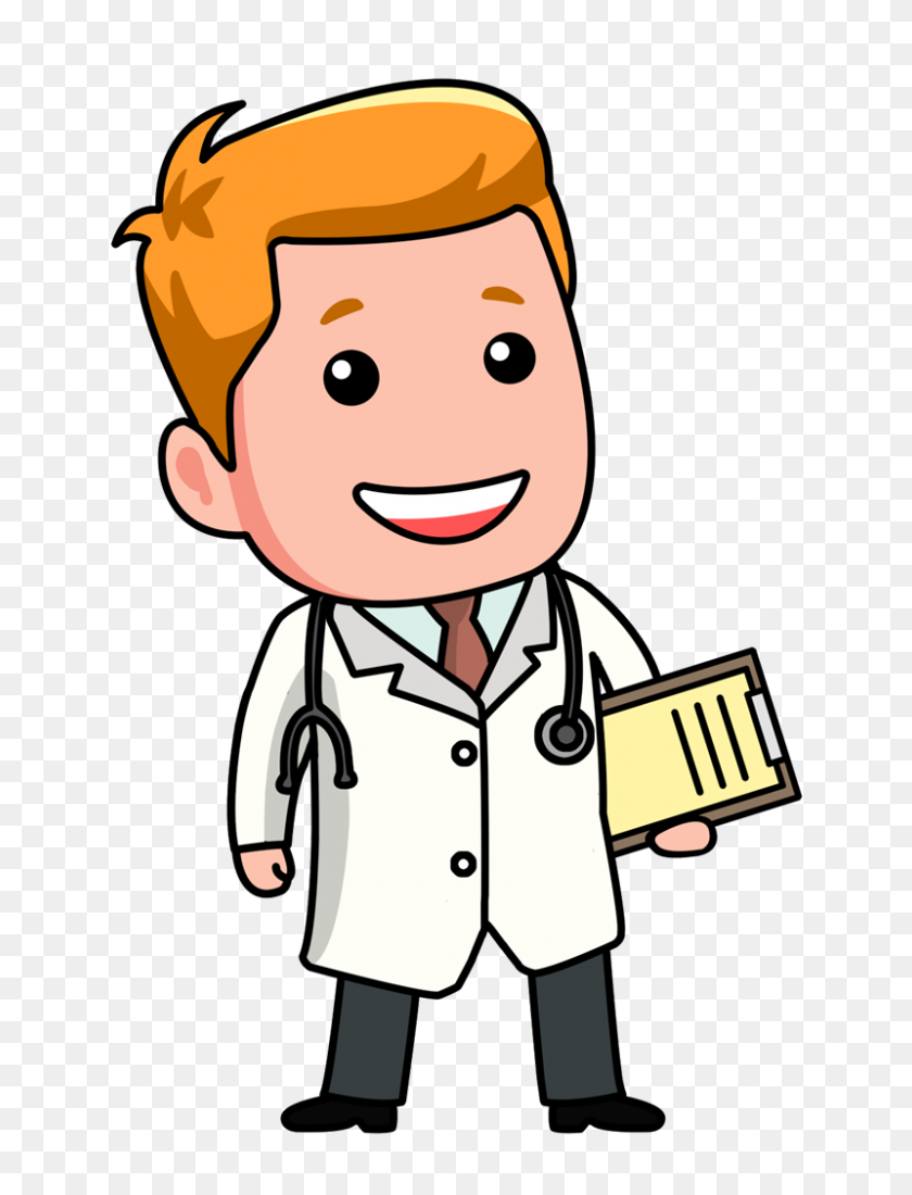 800x1067 Doctor Cartoon Clip Art Clipart - Smile Clipart