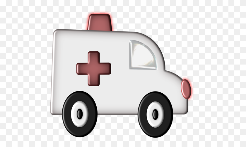 500x441 Doctor Cute Clip Art - Ambulance Clipart