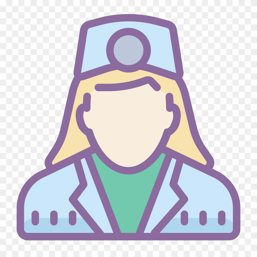 1600x1600 Doctor Female Icon - Doctor Icon PNG